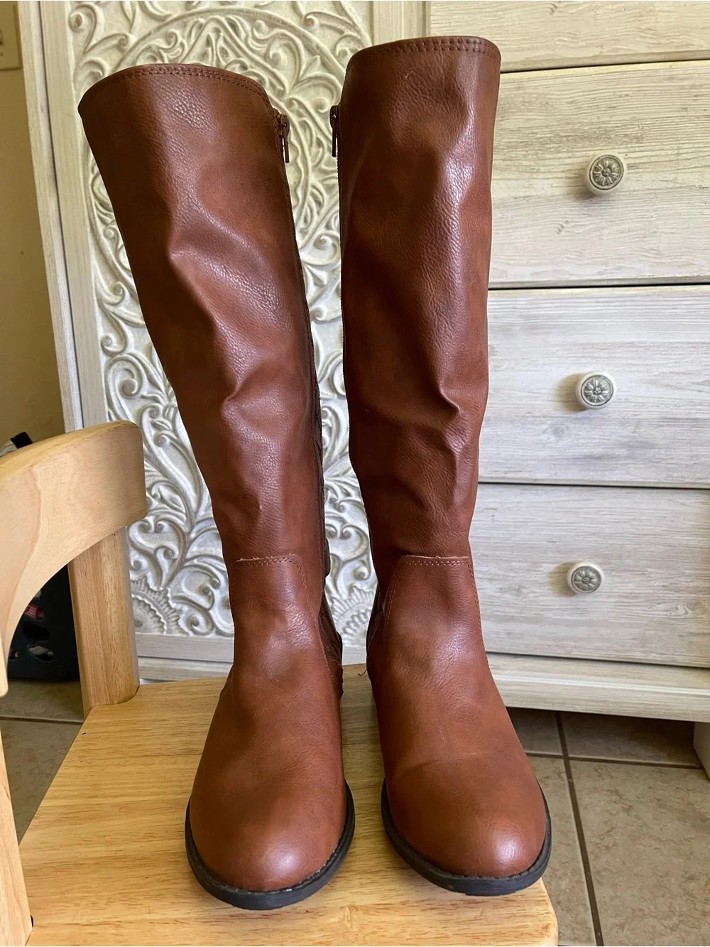 St. John's Bay Brown Quilted Boots